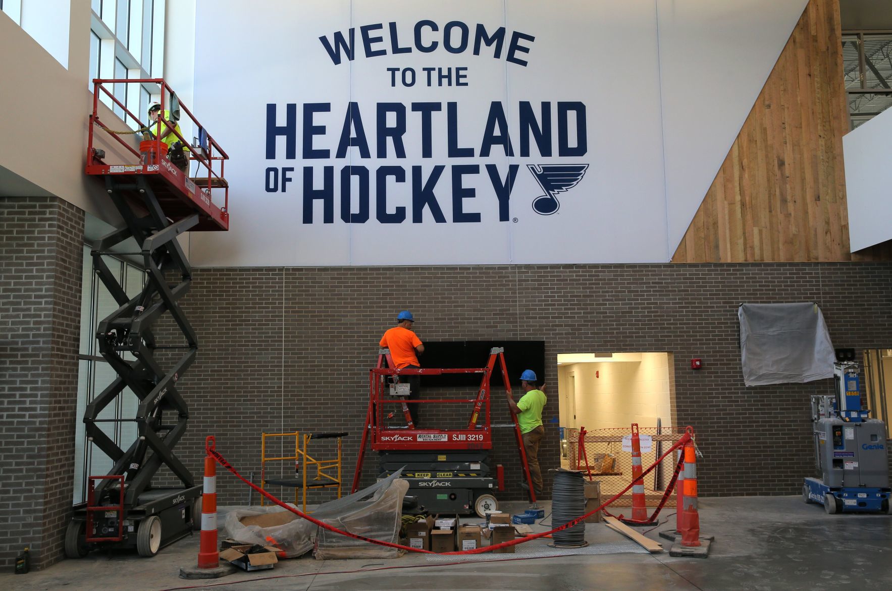 Construction wrapping up at Centene Community Ice Center